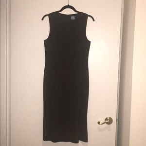 Theory stretch fit and flare dress